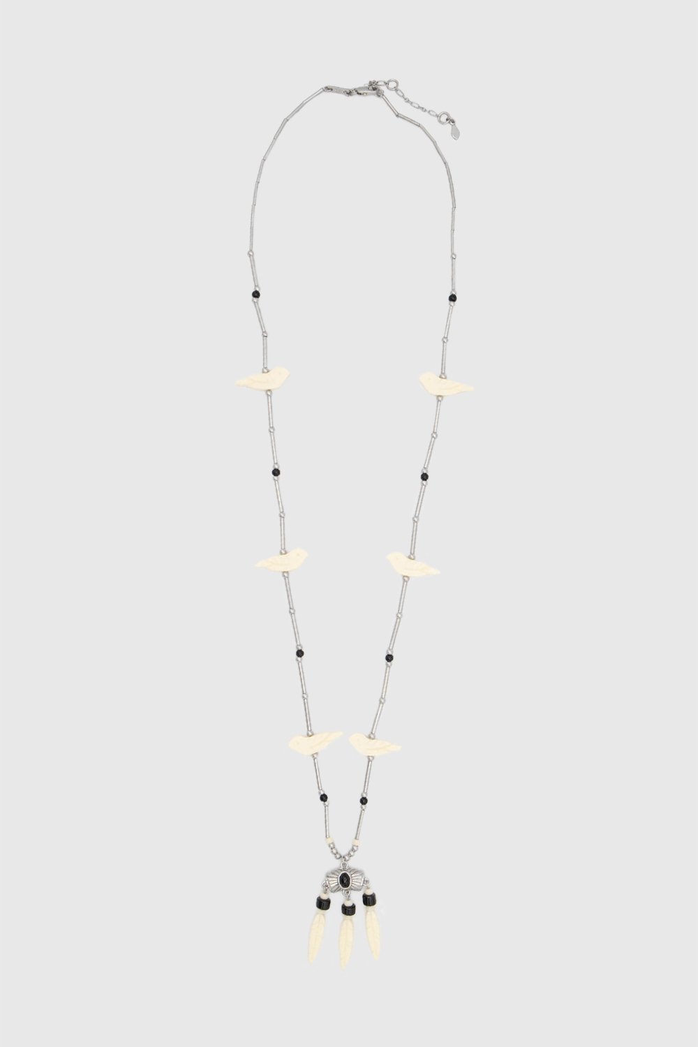 Western Bird Fringe Necklace