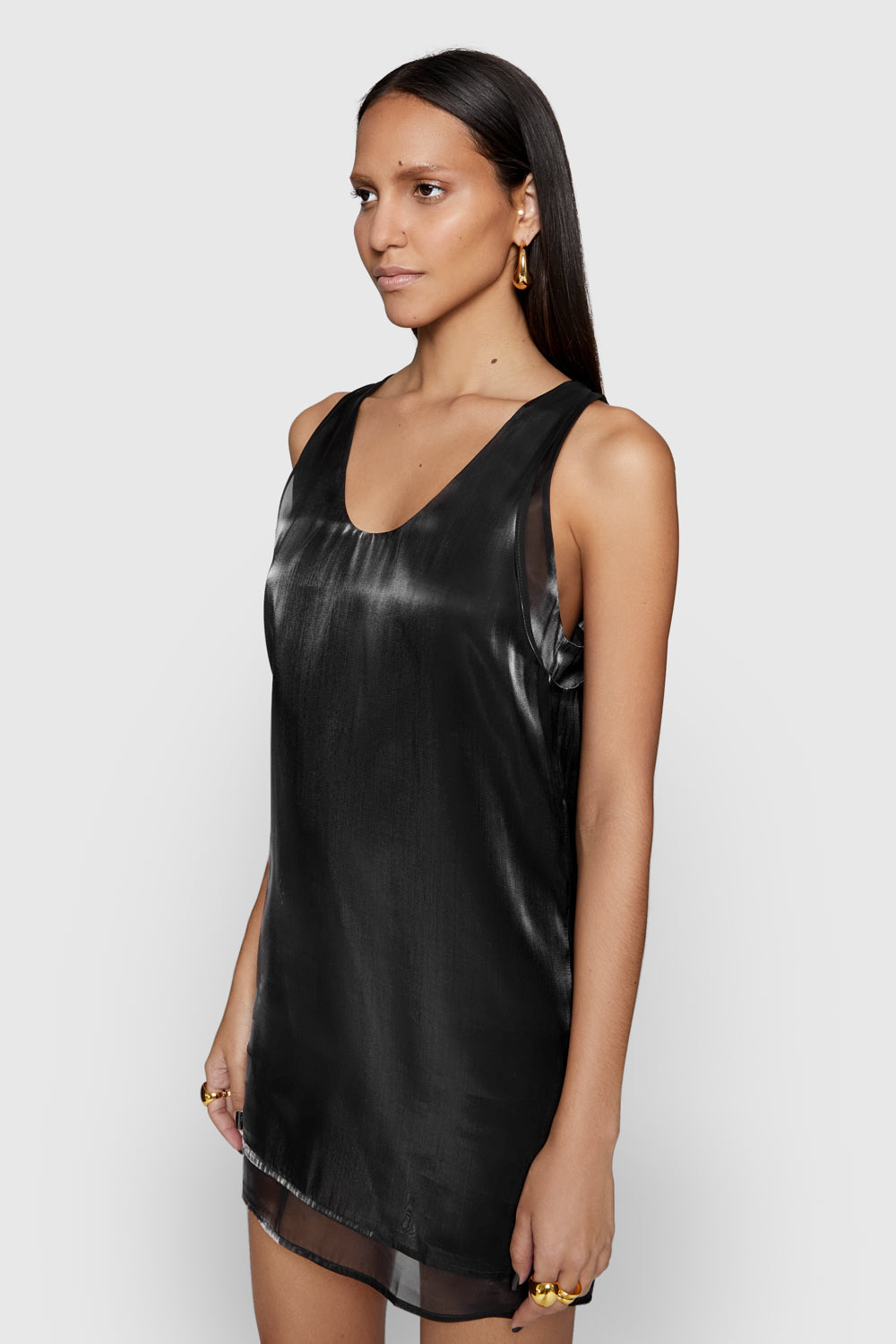 Perry Double Layer Mini Dress