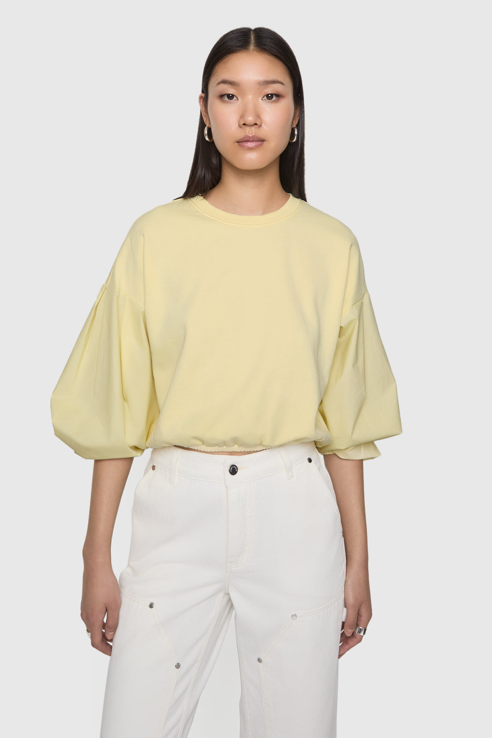 Julia Combo Long Sleeve Top