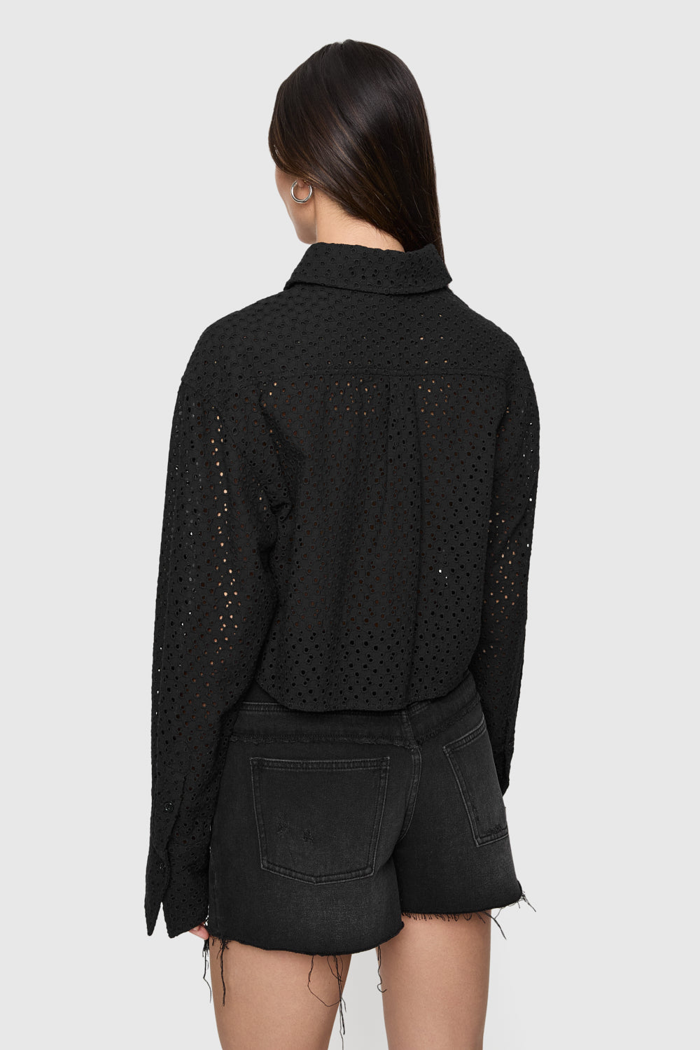 Juna Crop Eyelet Top
