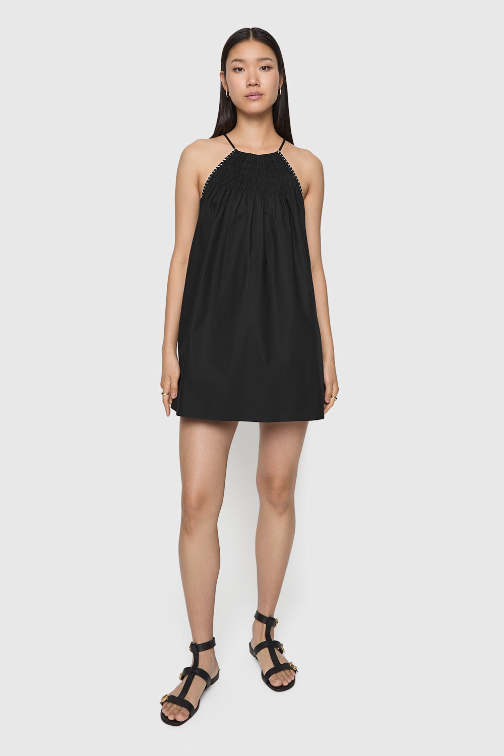 Beth Smocked Mini Dress